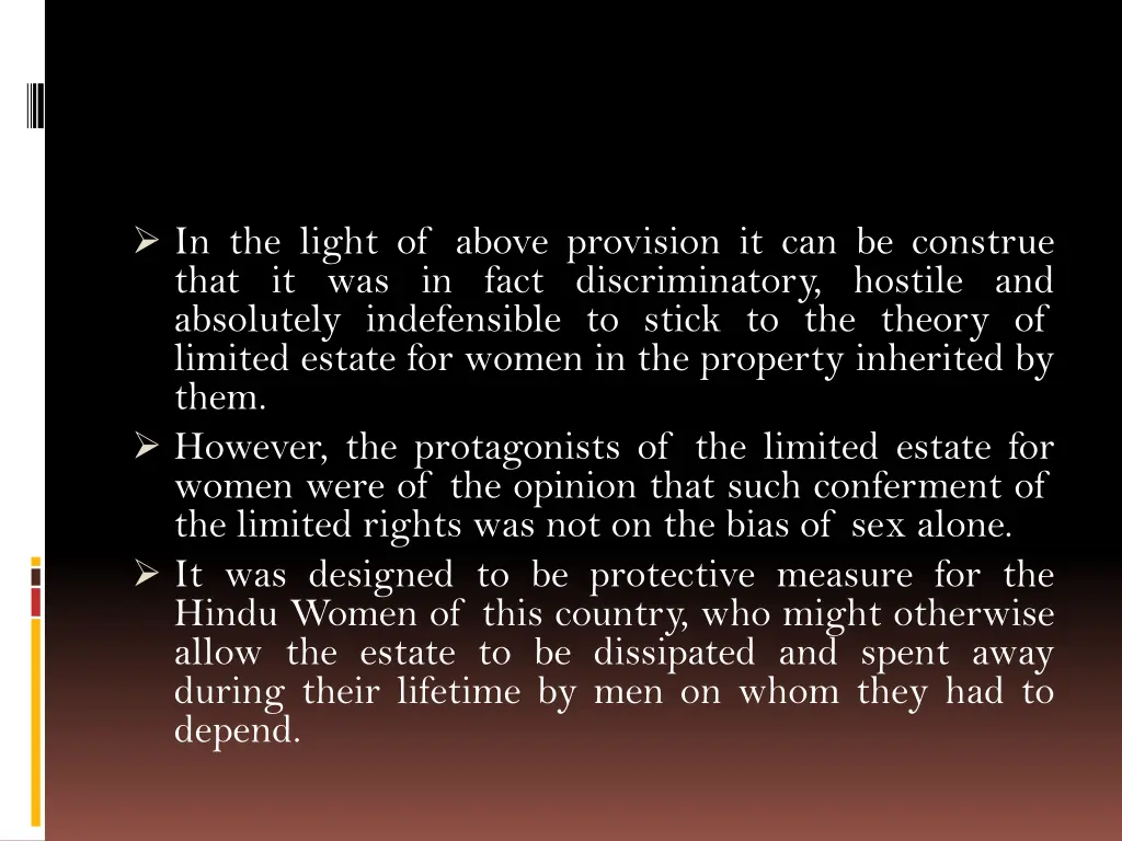 in the light of above provision