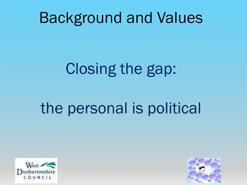 background and values