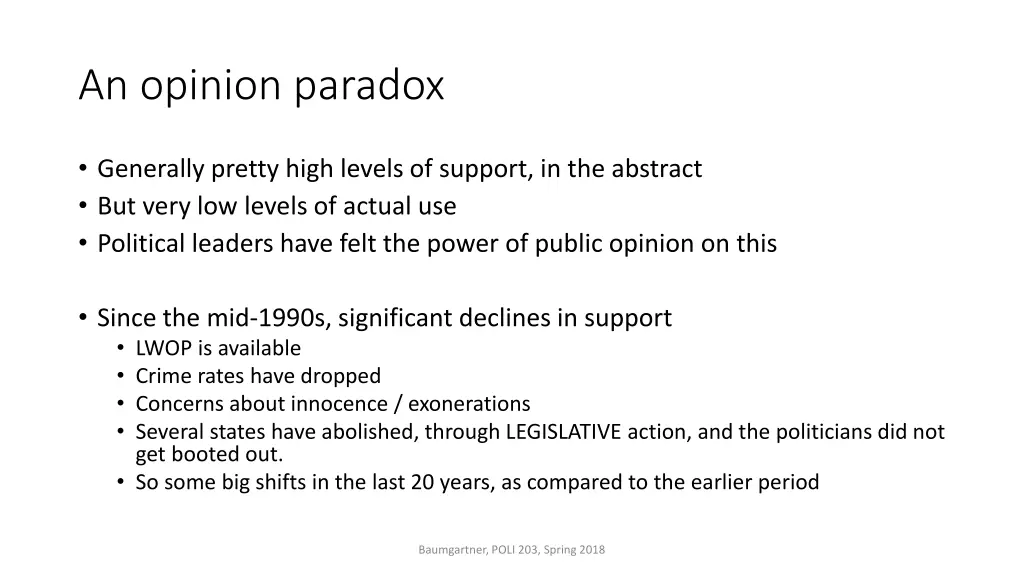 an opinion paradox