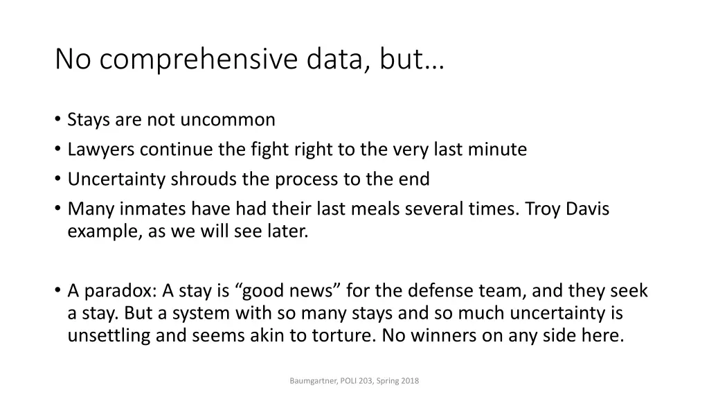 no comprehensive data but