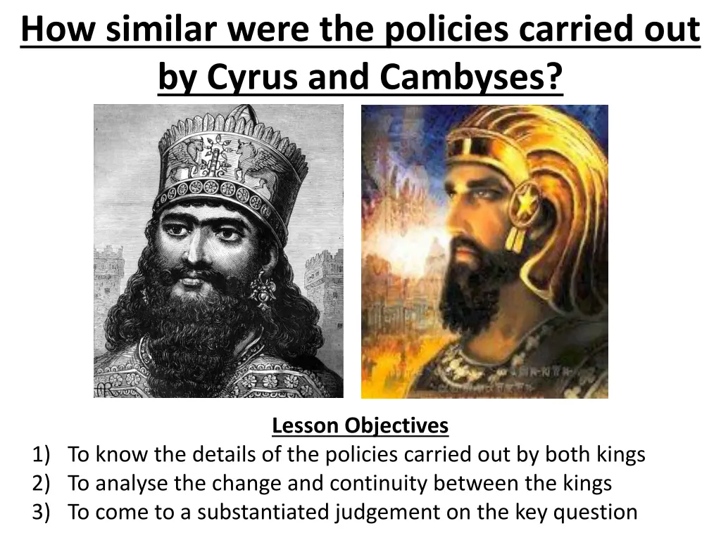 how similar were the policies carried