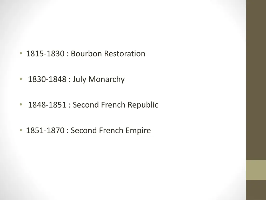 1815 1830 bourbon restoration