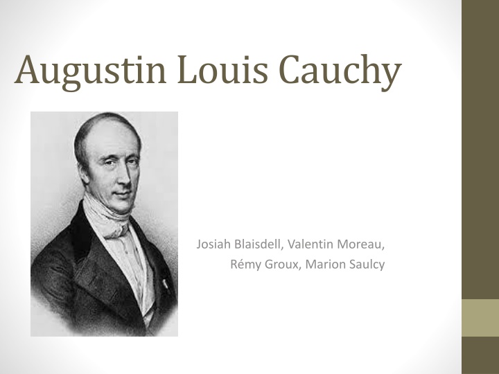augustin louis cauchy