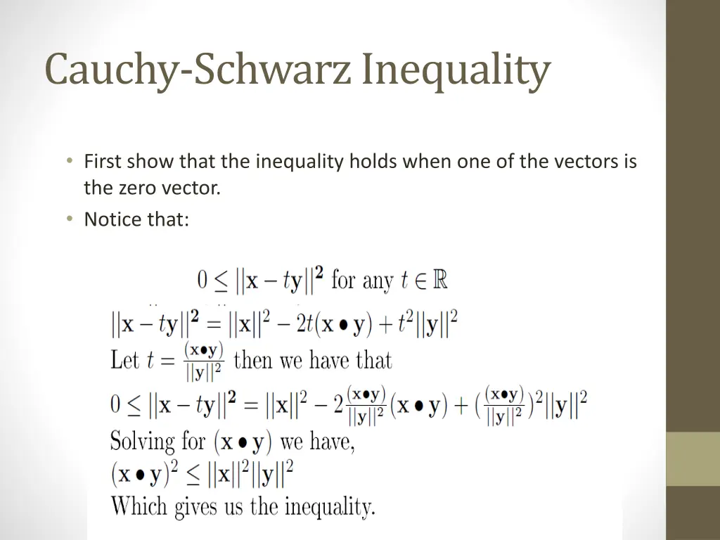 cauchy schwarz inequality