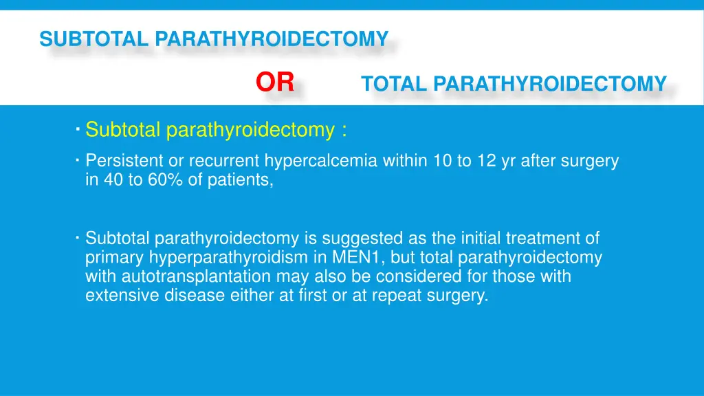 subtotal parathyroidectomy 1