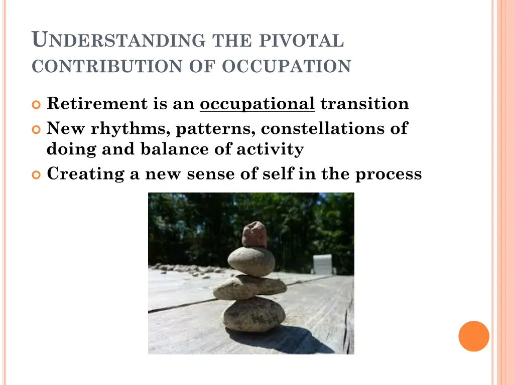 u nderstanding the pivotal contribution