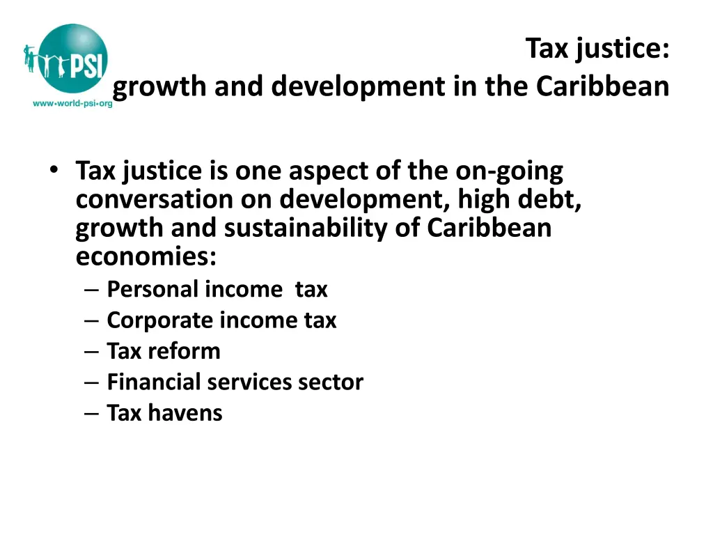 tax justice