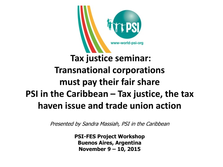 tax justice seminar transnational corporations