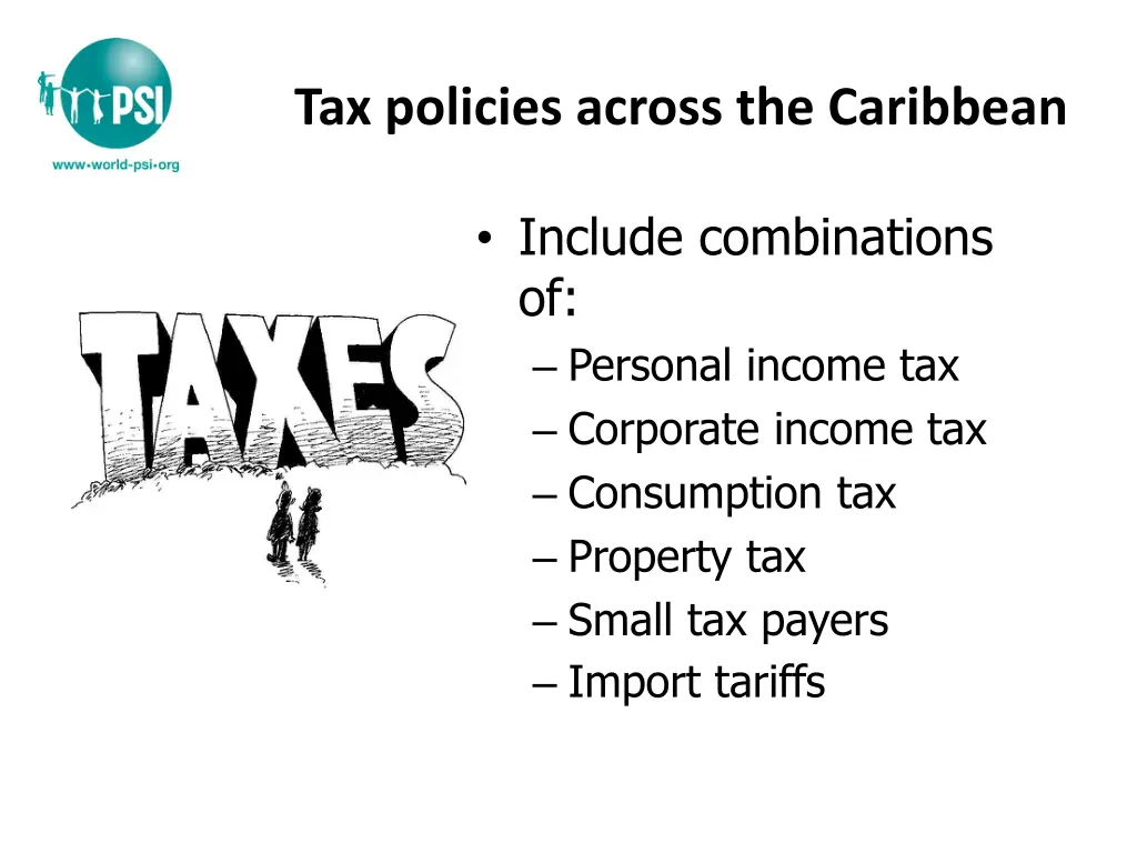 tax policies across the caribbean