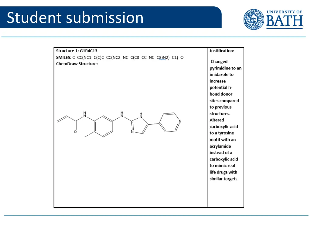student submission
