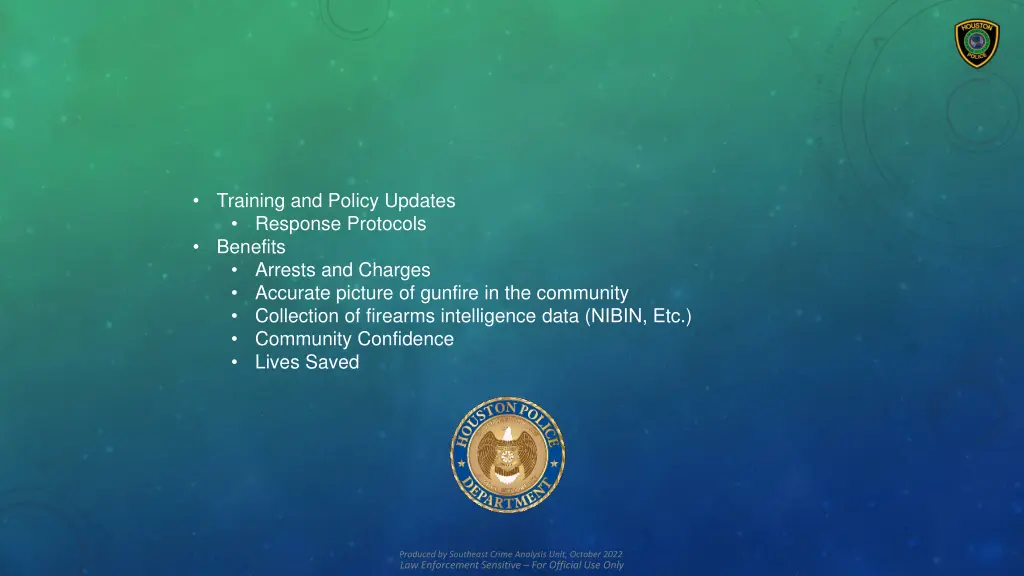 training and policy updates response protocols