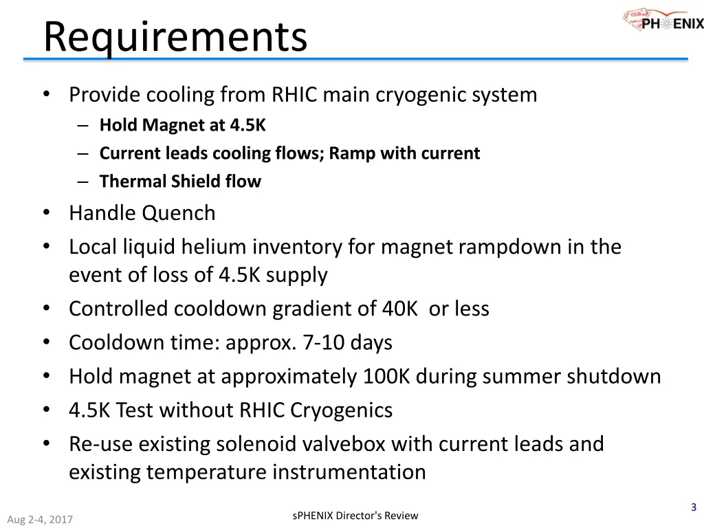 requirements