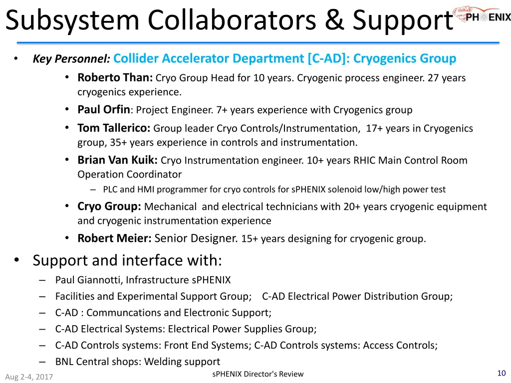 subsystem collaborators support