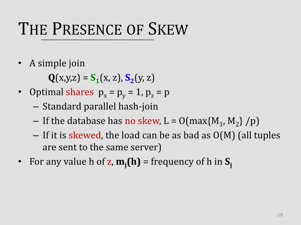 t he p resence of s kew
