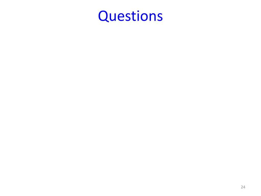 questions