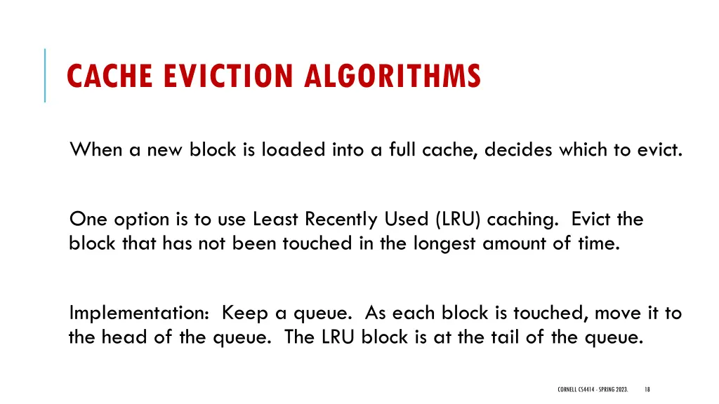 cache eviction algorithms