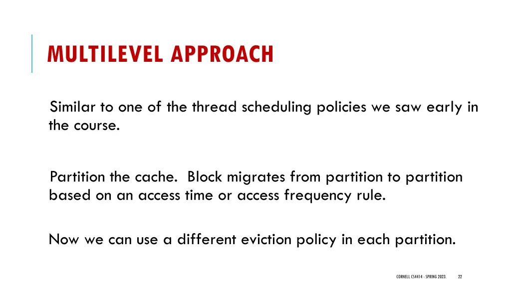 multilevel approach