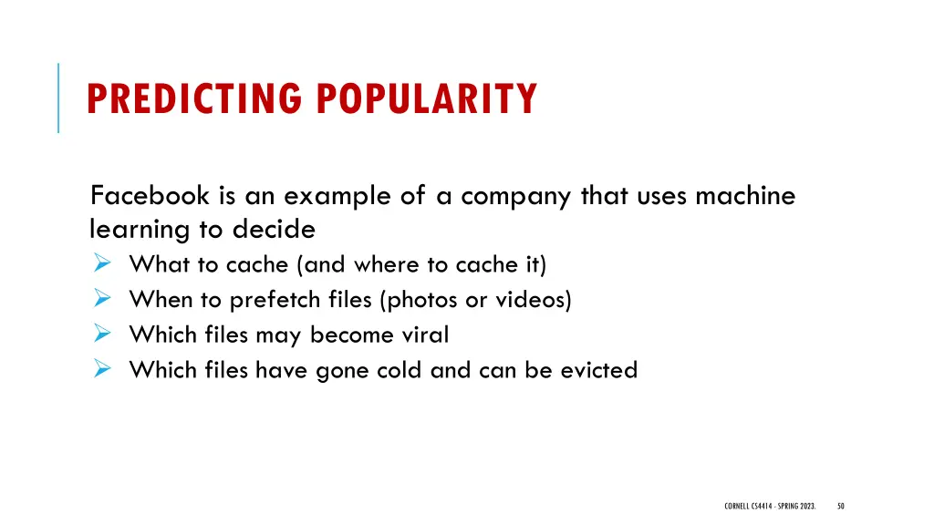 predicting popularity
