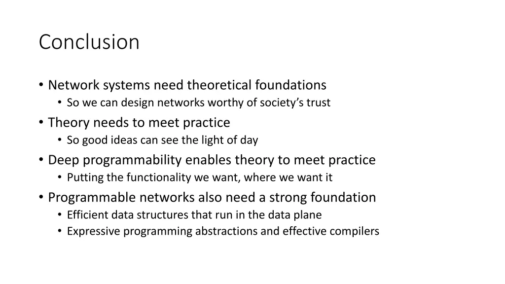 conclusion