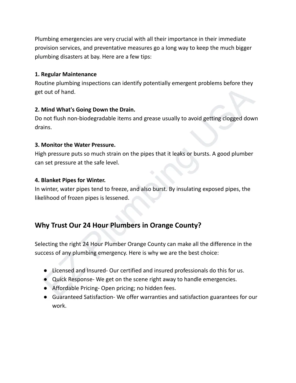 plumbing emergencies are very crucial with