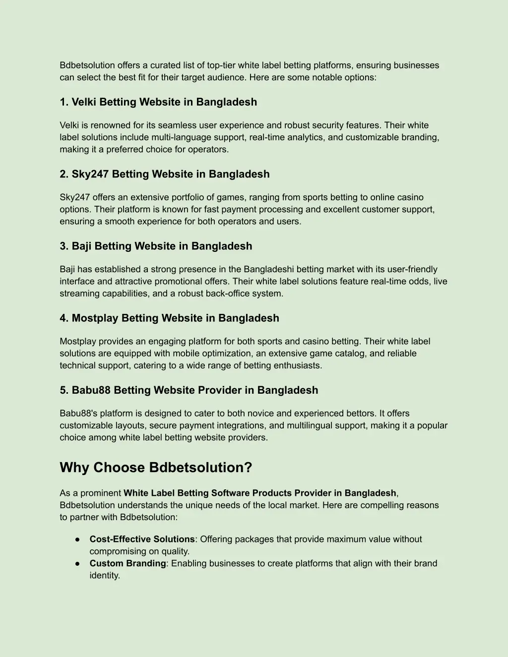 bdbetsolution offers a curated list of top tier