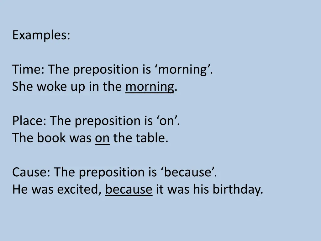examples