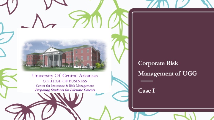 corporate risk management of ugg