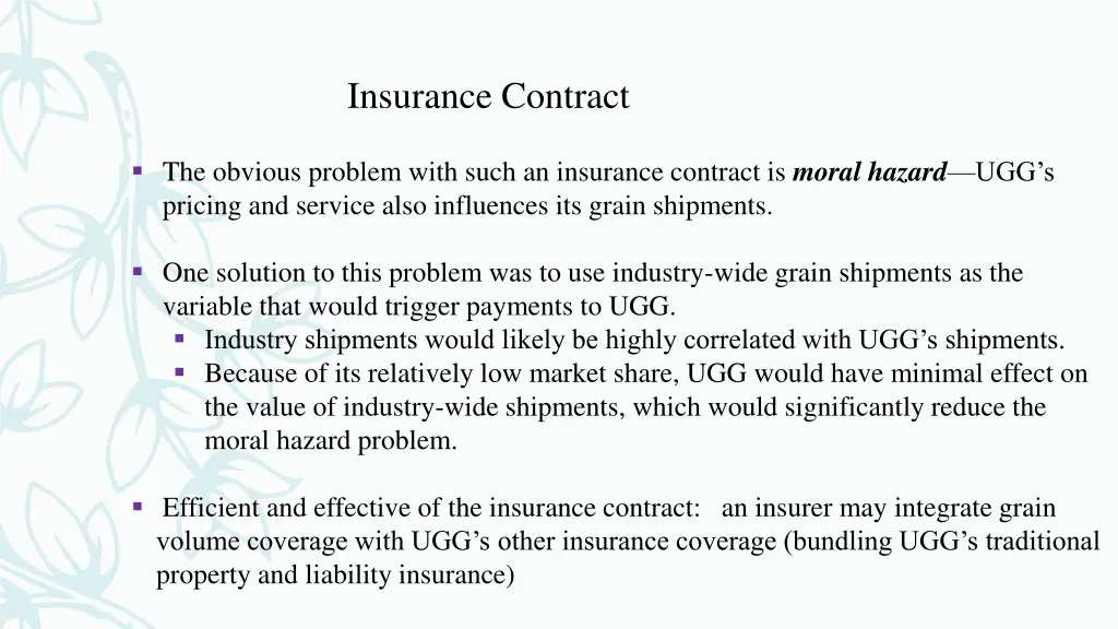 insurance contract