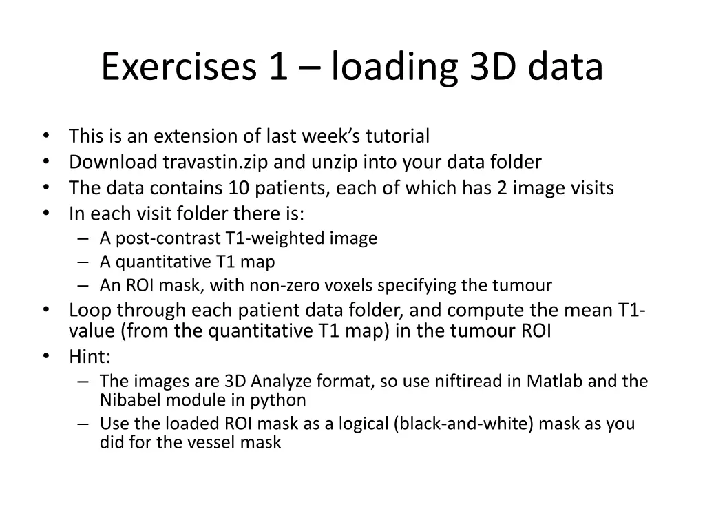 exercises 1 loading 3d data