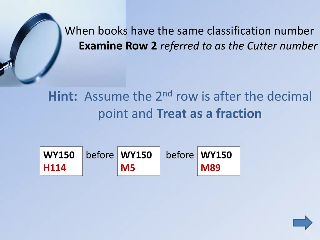 when books have the same classification number