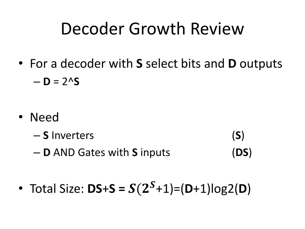 decoder growth review