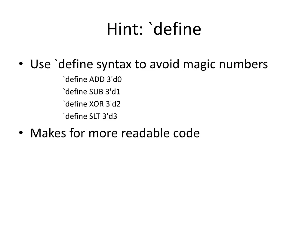 hint define