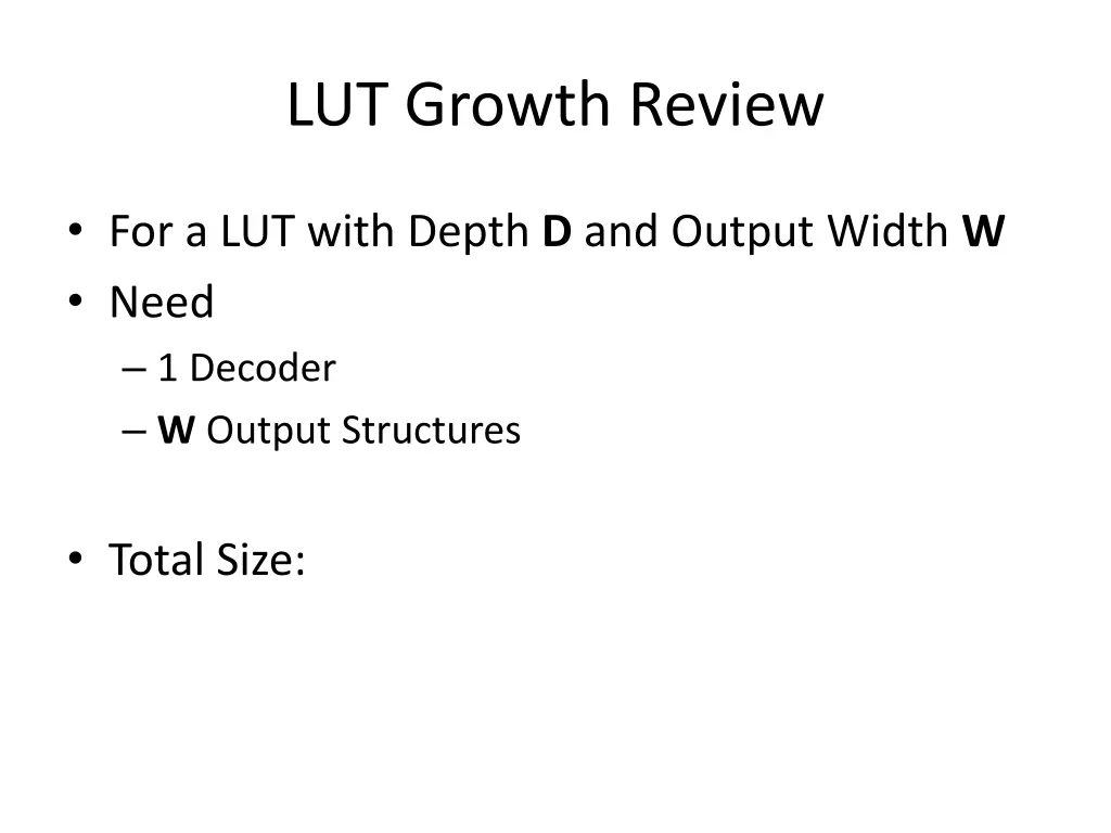 lut growth review