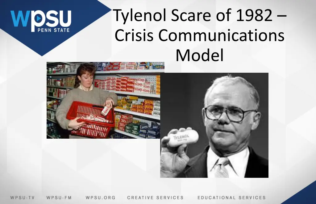 tylenol scare of 1982 crisis communications model