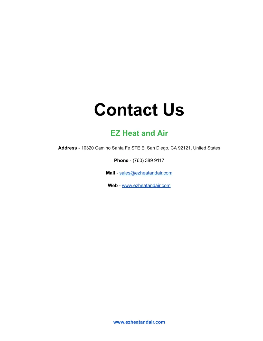contact us