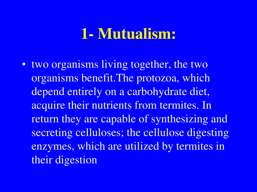 1 mutualism