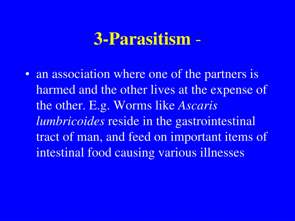 3 parasitism