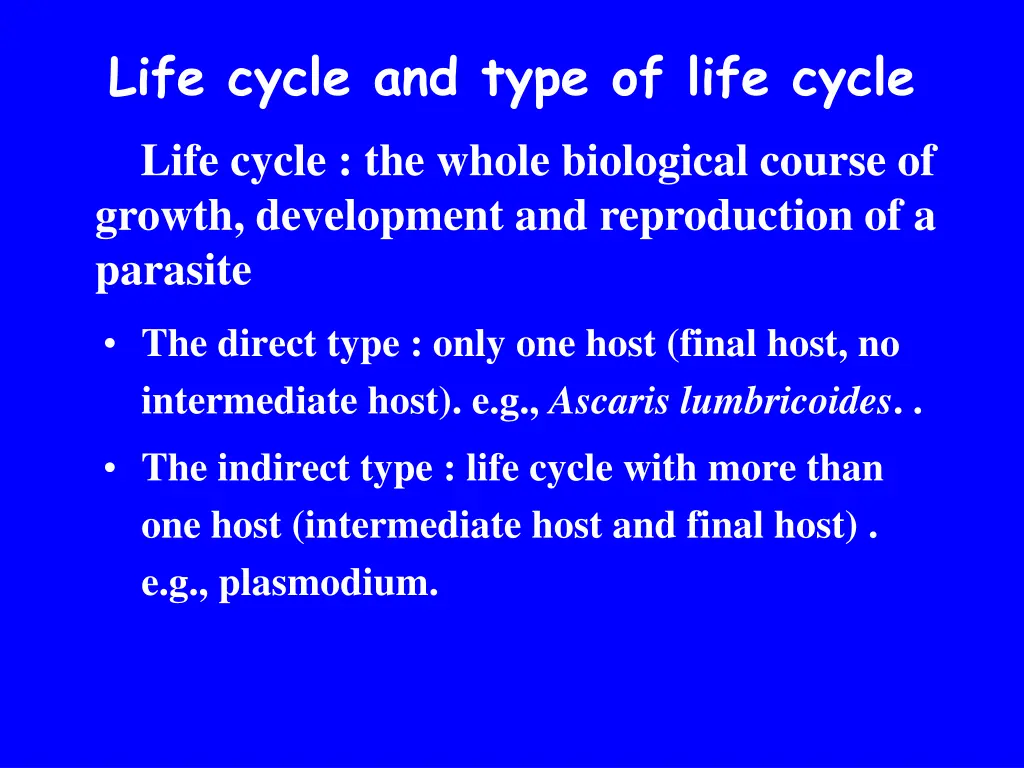 life cycle and type of life cycle life cycle