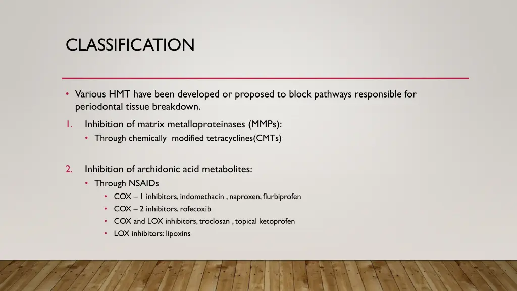 classification