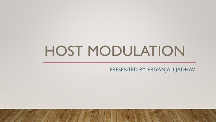 host modulation