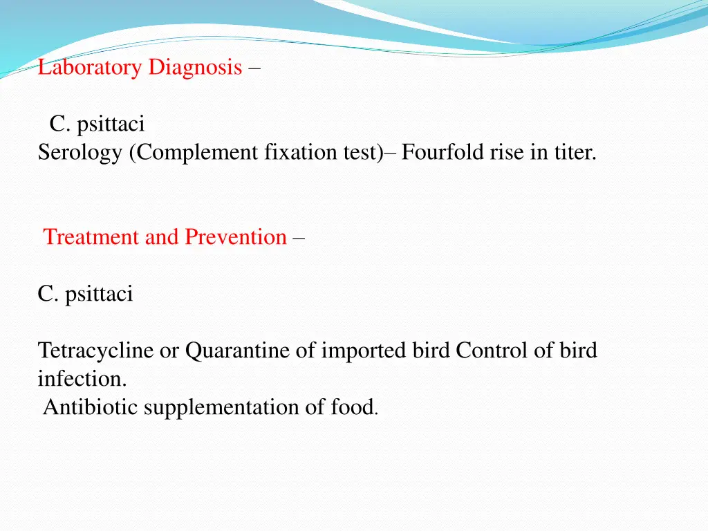 laboratory diagnosis