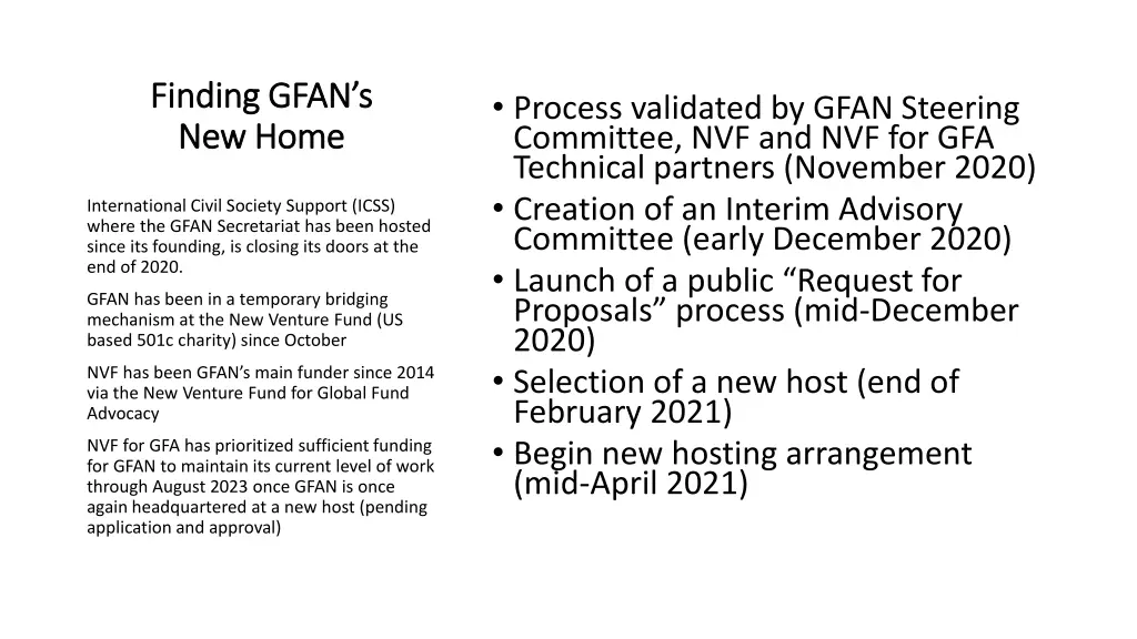 finding gfan s finding gfan s new home new home