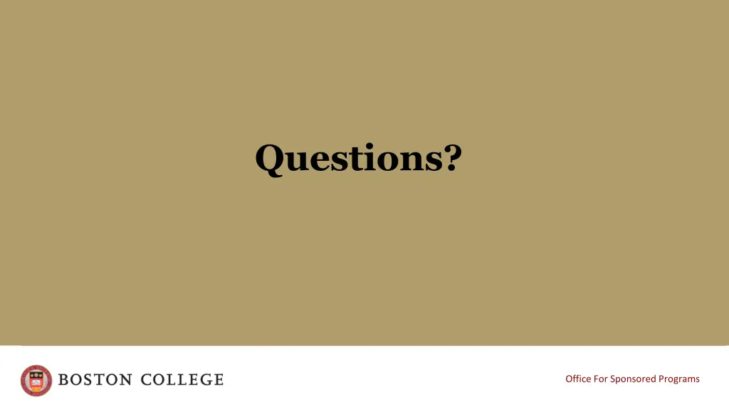 questions