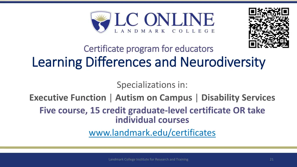 certificate program for educators certificate