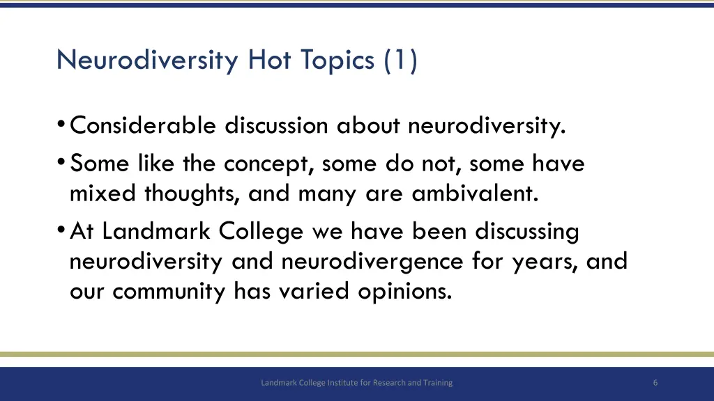 neurodiversity hot topics 1