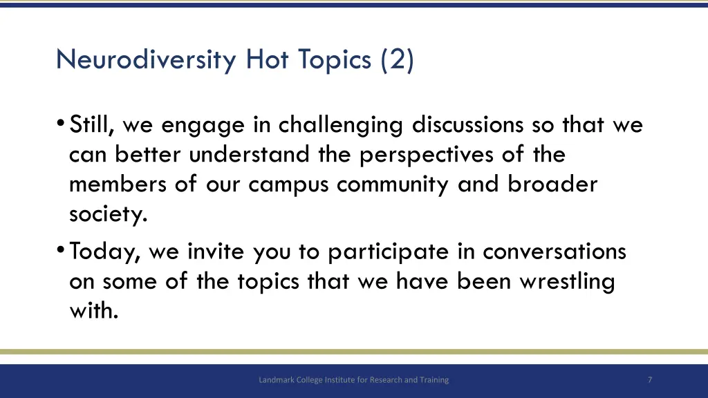 neurodiversity hot topics 2