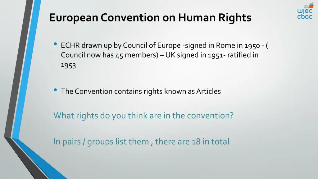 european convention on human rights