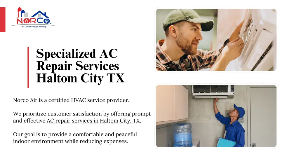 specialized ac repair services haltom city tx