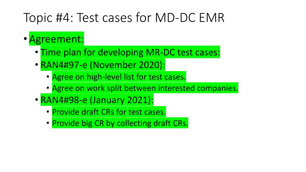 topic 4 test cases for md dc emr