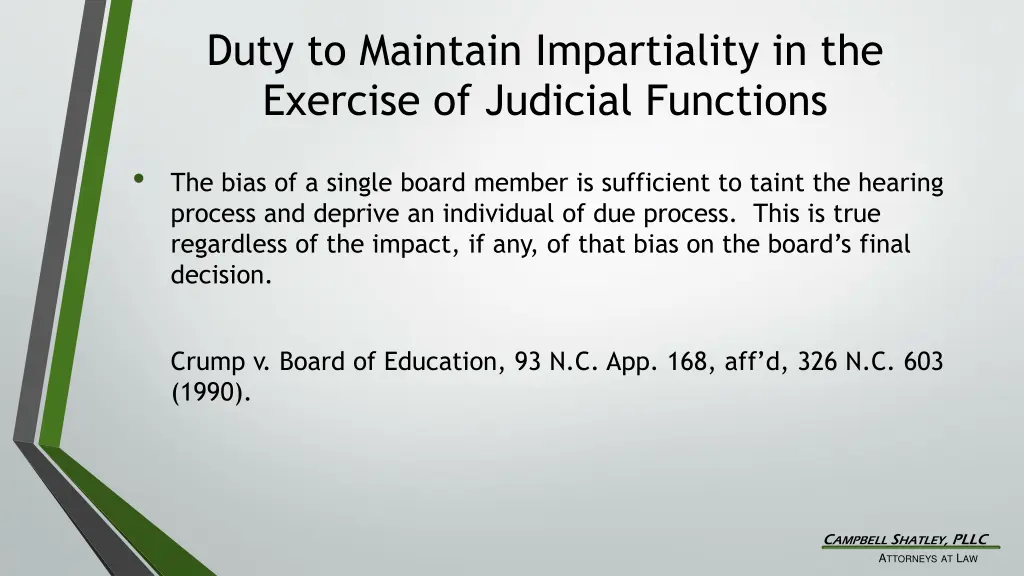 duty to maintain impartiality in the exercise 4
